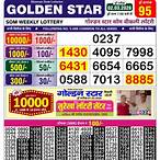 golden online lottery result